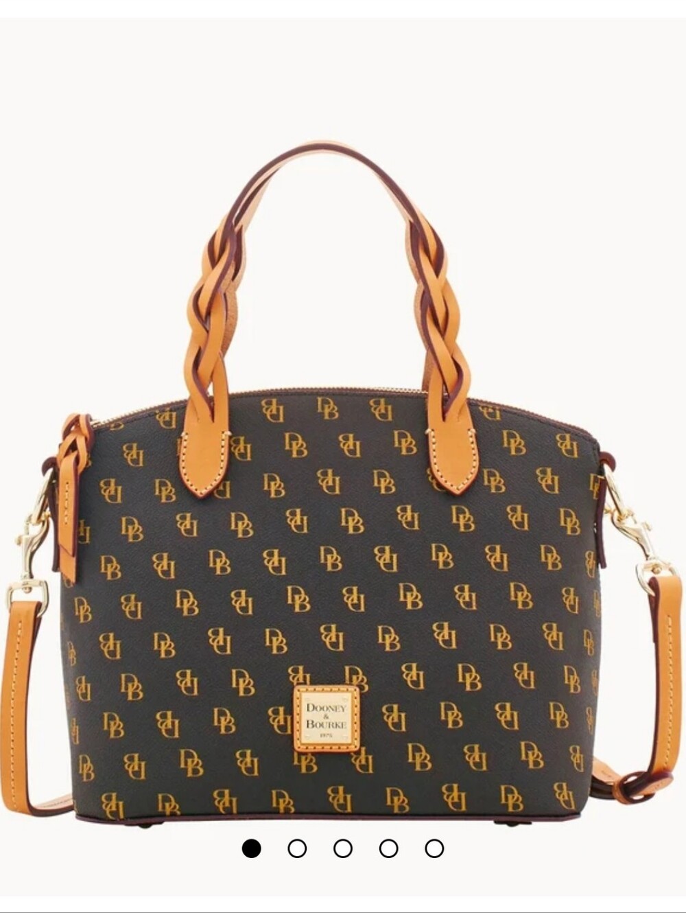 Dooney & Bourke Blakely Small Brown T'Moro Celeste Satchel